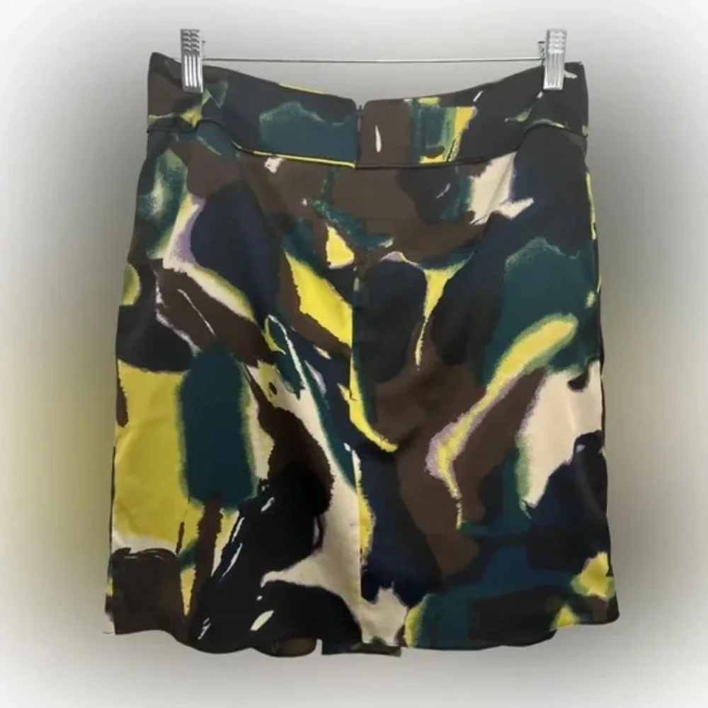 ❤️❤️ Calvin Klein - Front Pleat Abstract Skirt❤️❤️
